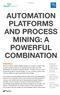 AUTOMATION PLATFORMS AND PROCESS MINING: A POWERFUL COMBINATION