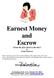 Earnest Money and Escrow