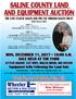 SALINE COUNTY LAND AND EQUIPMENT AUCTION