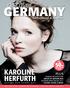 KAROLINE HERFURTH. 50th PLUS GERMAN ARCHITECTURE DESIGN OF SWITZERLAND AUSTRIAN WINE SPECIAL 2017 CULTURE, TRAVEL & MORE. Issue 50 May 2017 THE