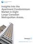 Insights Into the Apartment Condominium Market in Eight Large Canadian Metropolitan Areas.