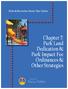 Parks & Recreation Master Plan Update. Chapter 7: Park Land Dedication & Park Impact Fee Ordinances & Other Strategies. Town of.