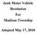 Junk Motor Vehicle Resolution For Madison Township
