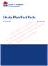 Strata Plan Fast Facts
