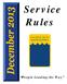 Service Rules. People Leading the Way