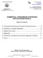 COMMERCIAL CONDOMINIUM CONVERSION APPLICATION MATERIALS. Table of Contents
