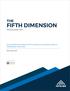 FIFTH DIMENSION THE. Third Quarter A comprehensive analysis of the multifamily real estate market in Metropolitan Vancouver.