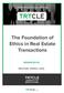 The Foundation of Ethics in Real Estate Transactions