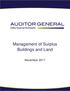 Management of Surplus Buildings and Land