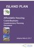 ISLAND PLAN. Affordable Housing Contributions. Supplementary Planning Document