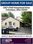 GROUP HOME FOR SALE Hampstead Drive Columbus, Ohio ,414 +/- Square Feet on /- Acre Lot