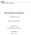 APARTMENT SURVEY 1 ST QUARTER 2016 DATA RENO/SPARKS METRO AREA PRESENTED BY JOHNSON PERKINS GRIFFIN, LLC PUBLISHED ON