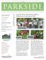 FALL 2015 PARKSIDE. in the park. Job Shadow students help recruit new Conservancy members