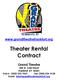 Theater Rental Contract