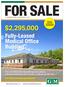 FOR SALE $2,295,000. Fully-Leased Medical Office Building. This 3-Unit Class-A building is located in Haywood Medical Park North in Waynesville, NC.