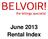 June 2013 Rental Index
