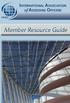 International Association. Member Resource Guide