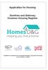 Application for Housing Dumfries and Galloway Common Housing Register