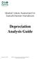 Depreciation Analysis Guide
