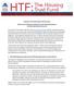 Housing Trust Fund Developer Advisory Group. Options and Considerations Related to the HTF Operating Assistance and Operating Assistance Reserves