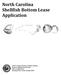North Carolina Shellfish Bottom Lease Application