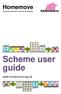 Homemove Housing allocation service in Sussex. Scheme user guide.