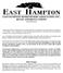 EAST HAMPTON HOMEOWNERS ASSOCIATION, INC. RULES AND REGULATIONS 2/11/2015 Revised