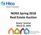NORA Spring 2018 Real Estate Auction. Buyers Seminar March 21, 2018