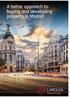A better approach to buying and developing property in Madrid