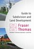 Guide to Subdivision and Land Development