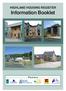 HIGHLAND HOUSING REGISTER. Information Booklet. Partners