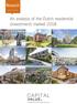 Research. A Capital Value production. An analysis of the Dutch residential (investment) market 2018
