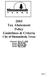 2003 Tax Abatement Policy Guidelines & Criteria City of Shenandoah, Texas