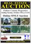 AUCTION REAL ESTATE. Online ONLY Auction. Fulton County Properties. Ending Tuesday, October 11AM THE HAROFF AUCTION TEAM