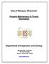 City of Wausau, Wisconsin Property Maintenance & Tenant Information Department of Inspection and Zoning