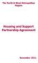 The North & West Metropolitan Region. Housing and Support Partnership Agreement
