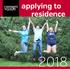 applying to residence