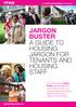 JARGON BUSTER A GUIDE TO HOUSING JARGON FOR TENANTS AND HOUSING STAFF