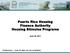 Puerto Rico Housing Finance Authority Housing Stimulus Programs