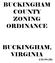 BUCKINGHAM COUNTY ZONING ORDINANCE BUCKINGHAM, VIRGINIA 4/15/08 (B)