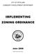 IMPLEMENTING ZONING ORDINANCE