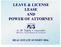 LEAVE & LICENSE LEASE AND POWER OF ATTORNEY REAL ESTATE SUMMIT 2016