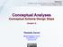 Conceptual Analyses Conceptual Schema Design Steps
