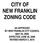 CITY OF NEW FRANKLIN ZONING CODE