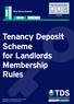 Tenancy Deposit Scheme for Landlords Membership Rules
