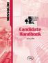 MISSOURI. Candidate Handbook