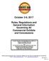 October 3-9, Rules, Regulations and General Information Governing All Commercial Exhibits and Concessions