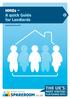 HMOs ~ A quick Guide for Landlords. Updated January 2011