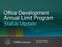Office Development Annual Limit Program Status Update