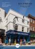 RICHMOND 53 GEORGE ST TW9 1HJ. Prime High Street Freehold INVESTMENT FOR SALE